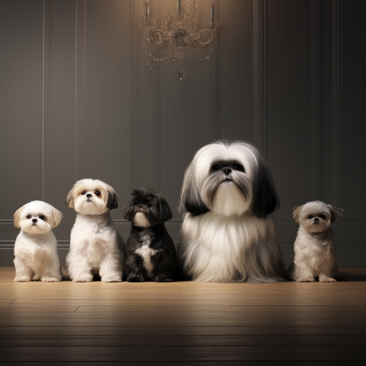 תמונה המשווה את התנהגותו של שיצו שגדל בסביבות שונות